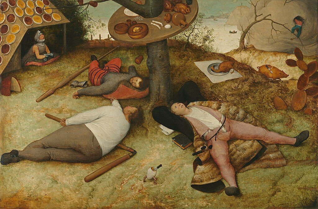 Pieter Brueghel l'Ancien, Le Pays de Cocagne